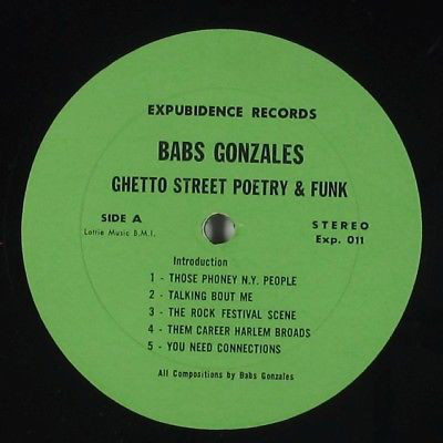 Babs Gonzales - Ghetto Street Poetry & Funk