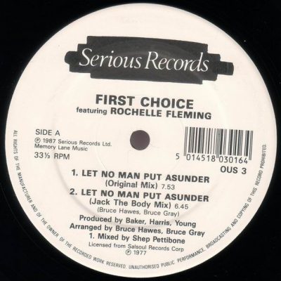 First Choice - Let No Man Asunder