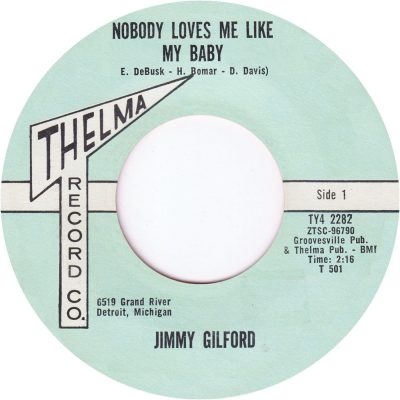 Jimmy Gilford - Nobody Loves Me Like My Baby