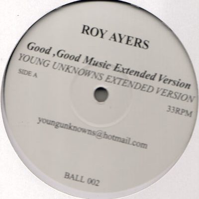 Roy Ayers/ Barry White - Good, Good Music / Any Fool Could See (Young Unknowns Re-Edit)