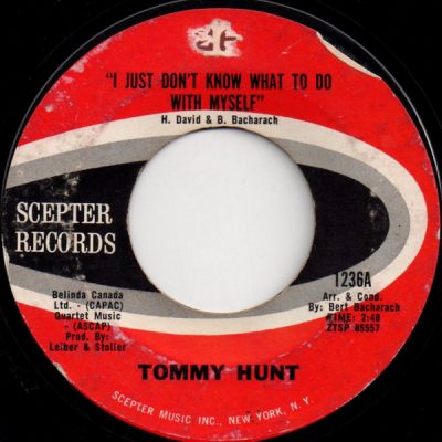 Tommy Hunt - I Just Don't Know What To Do With Myself / And I Never Knew