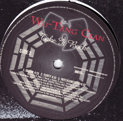 Wu Tang Clan - The Heart Gently Weeps/ Take It Back